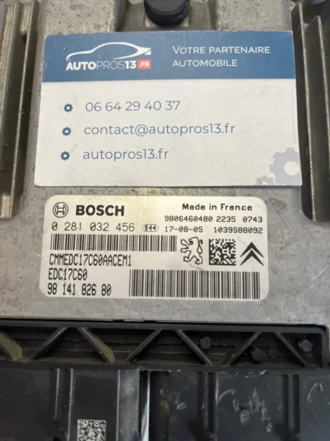 Calculateur Moteur MEVD17.4.4 à Décoder - Peugeot 308 GTI 270 - Réf Bosch 9814876180