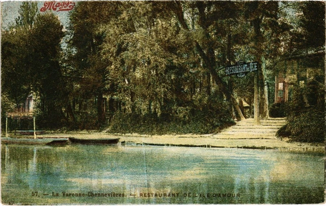 CPA La Varenne Restaurant de l'Ile d'Amour (1347643)