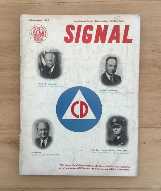 MAGAZINE « SIGNAL » US ARMY July-August 1954 OCCASION