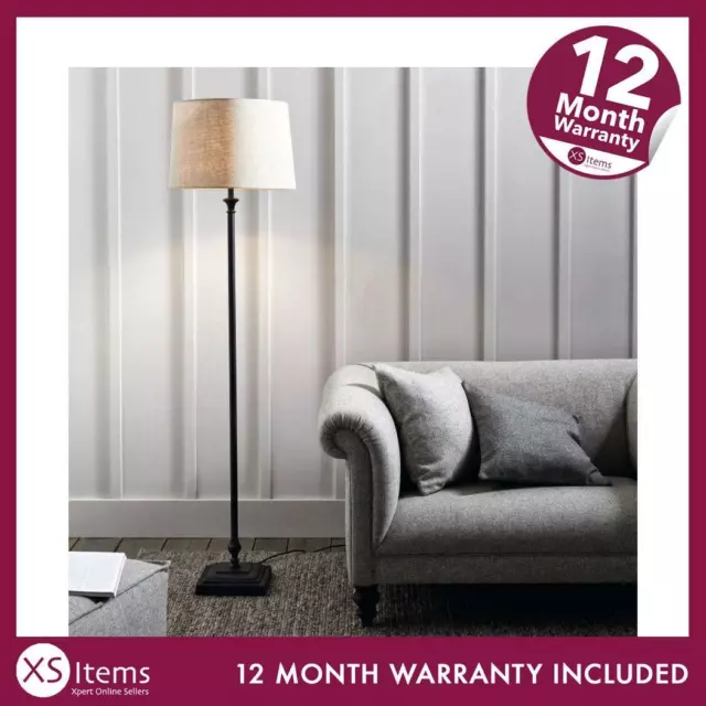 White company shop floor lamp