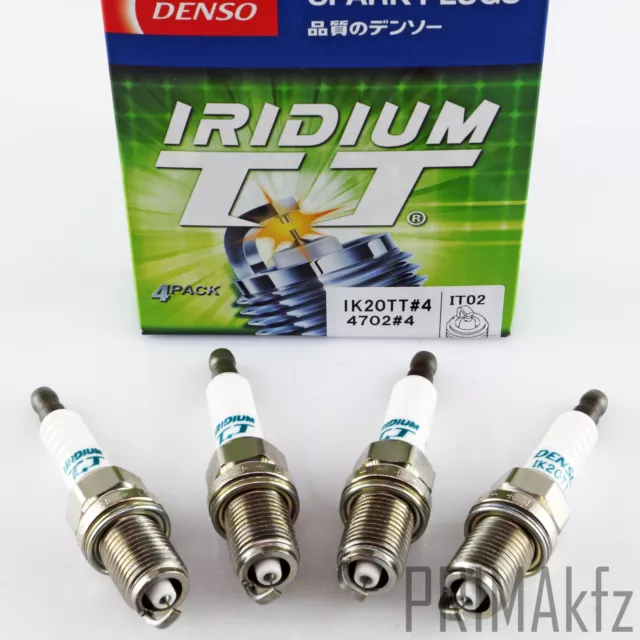 4x DENSO IK20TT Zündkerzen für AUDI A4-A8 VW BMW MERCEDES OPEL HONDA Golf V