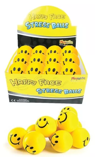 Bulk Wholesale Job Lot 336 Smiley Face Stress Balls Toys