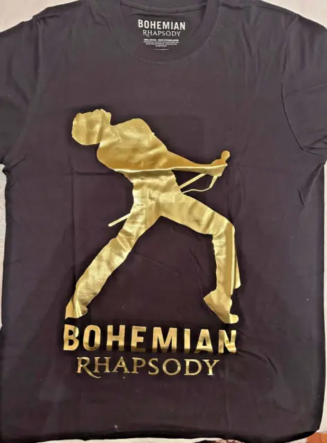 Queen Bohemian Rhapsody OST ORIGINAL GOLD STAMP CARNABY LIMITED T-SHIRT RAREST