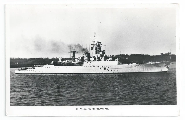 HMS WHIRLWIND TYPE 15 Frigate ex W class Destroyer Royal Navy Unused hms-whirlwind-type-15-frigate-ex-w-class-destroyer-royal-navy-unused