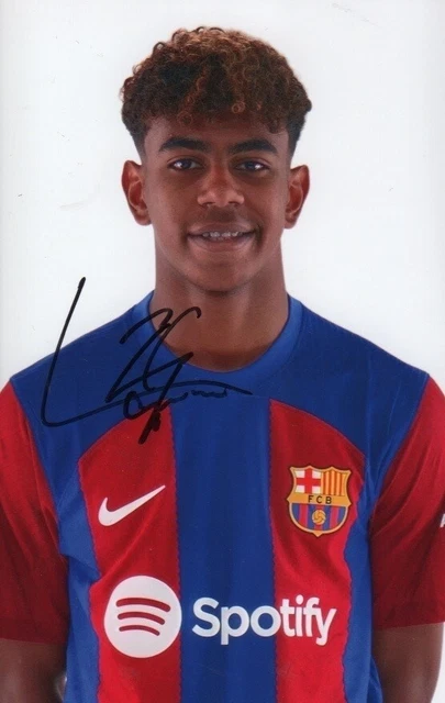 ORIGINAL AUTOGRAMM VON LAMINE YAMAL - EM 2024 - Spanien EUR 81,00