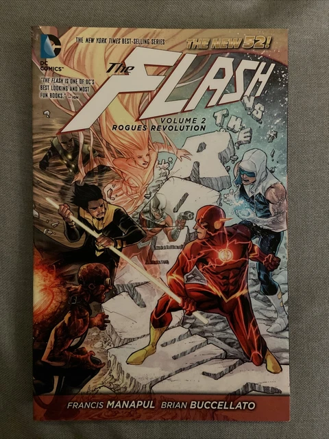 Flash Vol 2 Rogues Revolution New 52 by F. Manapul (2014, Trade Paperback)