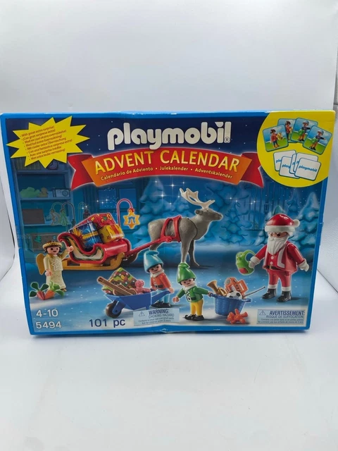 PLAYMOBIL CALENDARIO DE Adviento TALLER DE SANTA Navidad Reno Elfo