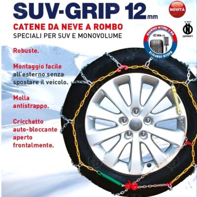 Cora Catene da Neve SUV Grip 12mm 185/80-14 Omologate 