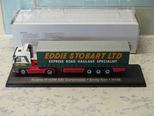 Camion Miniature Atlas Eddie Stobart - 1/76 - Scania R143M 420 - Emily Kim - Diecast