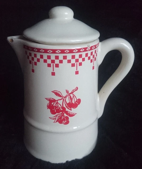 1 sous-tasse Damier Rouge Le Comptoir de Famille