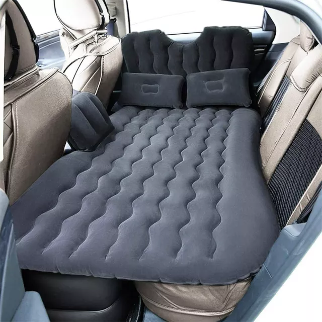 Zone teInflatable Travel Car air Mattress Bed Back Seat Sleep Rest 2 Pillow Pump