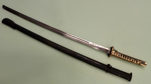 ANTIQUE WW2 COLLECTABLE Japanese Officer Commander Sword Katana AU $199 ...