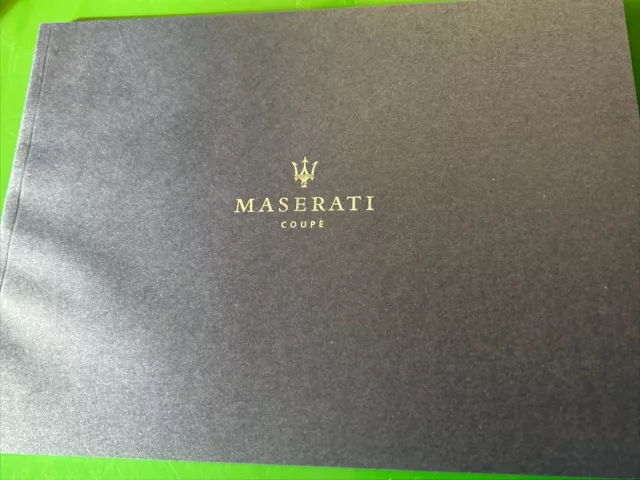 The Maserati Coupe Range Car Sales Info Brochure Frameable