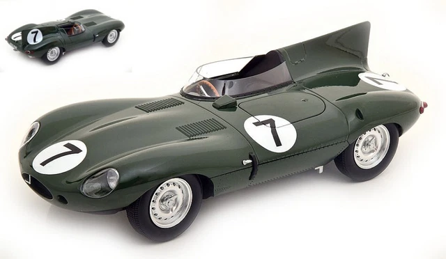 Miniature voiture auto 1:18 Cmr Jaguar Type D LN le Mans 1955 Rolt Modélisme
