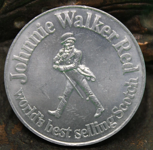 1971 Mardi Gras Token - Johnnie Walker Red, New Orleans Saints Schedule