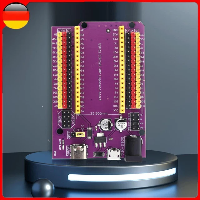 Socobeta GPIO Erweiterungskarte Für Raspberry Pi 2 & 3 B – Plug-and-Play Mit Jumper-Kappen