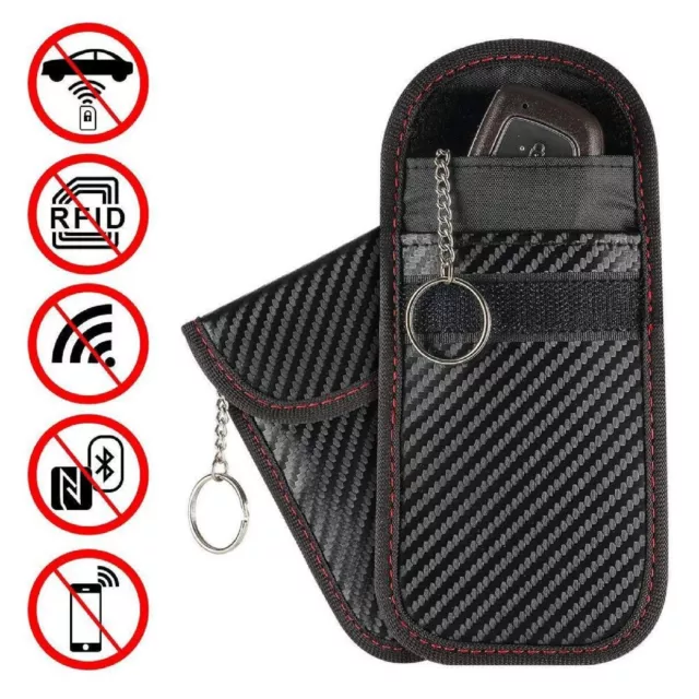 Car Key Signal Blocker Case Faraday Cage Fob Pouch Keyless RFID Blocking Bag AU