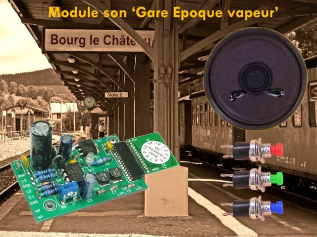 {LSM-V5s} Module Son: 'Gare époque Vapeur'