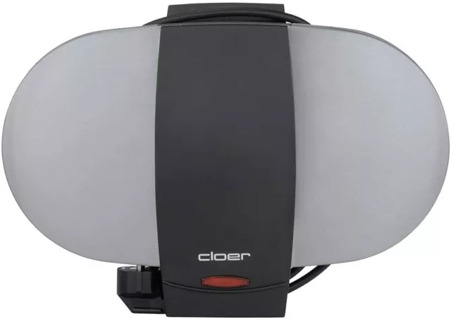 Cloer 1329 Doppel-Waffeleisen 1200W Simple Nettoyage Revêtement Antiadhésif 2