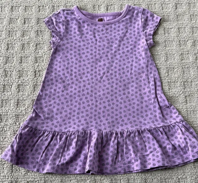 Tea Collection Toddler Girls Ruffle Short Sleeve Top - Size 2T