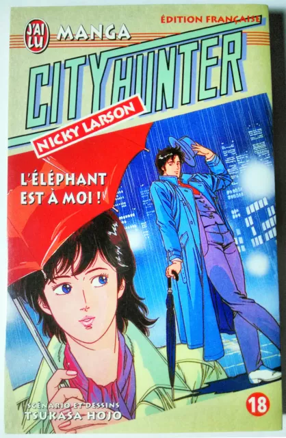 Manga City Hunter Nicky Larson Tome 18 Tsukasa Hojo Edition française J'ai Lu