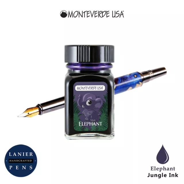 Monteverde G309EL Ink Bottle 30 ml - Jungle Elephant (Purple)