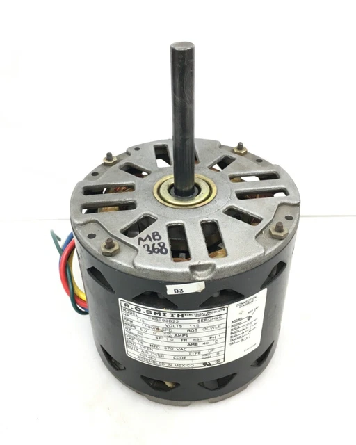 AO Smith F48F93B22 Blower Fan Motor 1/3HP 1100/4SPD 115V 407460 used #MB368