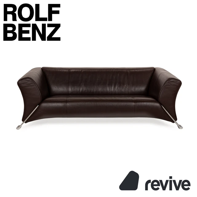 Bobby : Grand canapé en tissu marron - 495 € - Très bon état