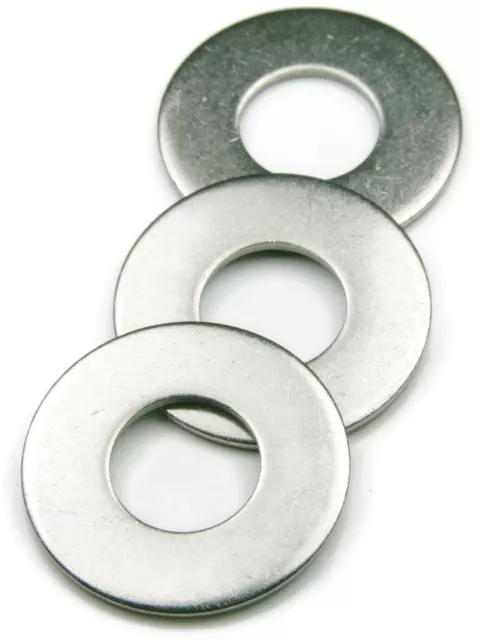 Stainless Steel Flat Washer Series 810 SAE, 1/4 ID x .625 OD, Qty 50