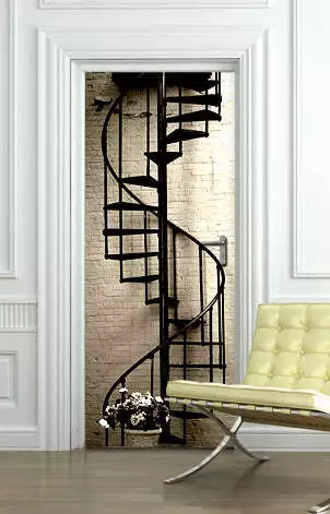 Decorazione adesiva Porta Scala nel sogno sticker lavabile pvc varie misure