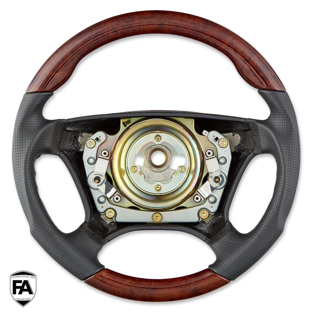 Simoni Racing Moyeu De Volant Sur Mesure Noir Pour Mercedes W201 W123 W124 W126 W140 W107 W129 R129
