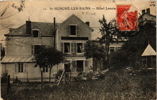 CPA St-HONORÉ-les-BAINS Hotel Lanois. (420969)