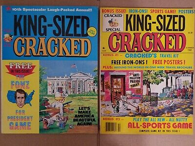 Cracked Magazine King Sized Cracked 1976 & Summer 1982 Lot of 2