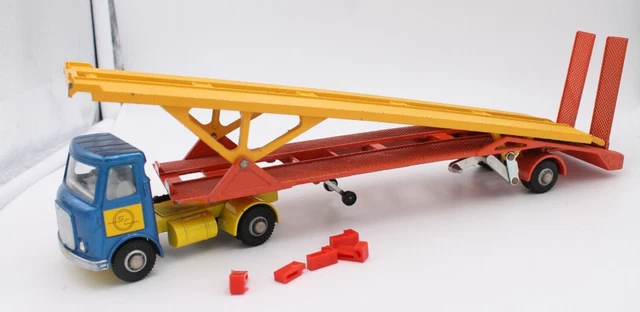 Dinky Toys N°974 - AEC Hoyner Car Transporter - Camion Porte-voitures 1:43 - État Neuf - 1960