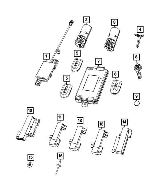 Genuine Mopar Hub Receiver 68441618AA
