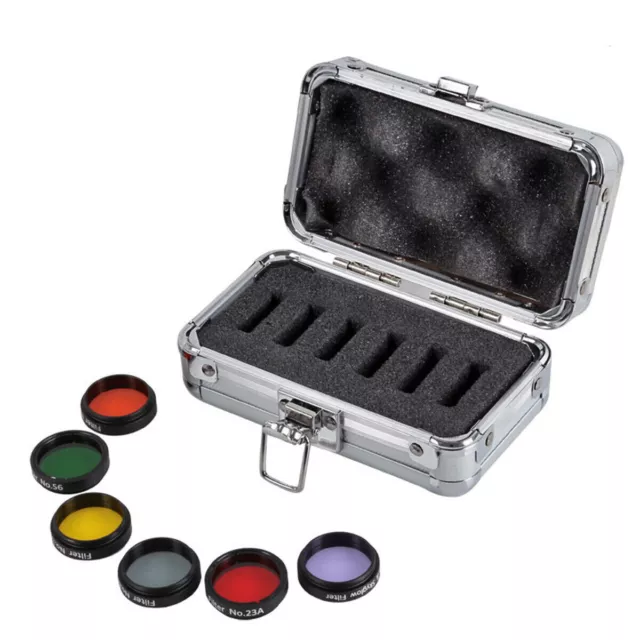 HOT 1.25" Eyepiece Colored Filter Set & Moon Filters Accessories for Telescope