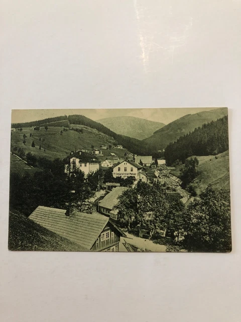 PETZER IM ÖSTERR. Riesengebirge. Original von 1918. Pec, Krkonośe Česká ...