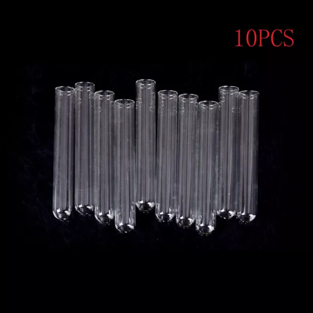 10Pcs 15*100 mm Glass Blowing Tubes 4 Inch Long Thick Wall Test TubODYCH.pj