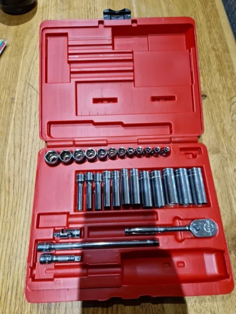 Snap On  1/4" 6-Point Socket Set