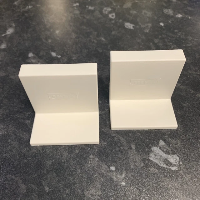 IKEA 115754 WHITE Plastic Clips For Kallax Shelving Unit (Pair) £8.00