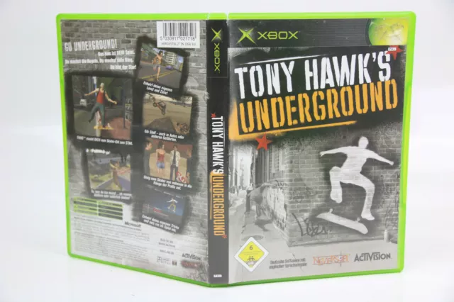 Microsoft Xbox Classic OVP PAL Komplett Tony Hawks Underground 2