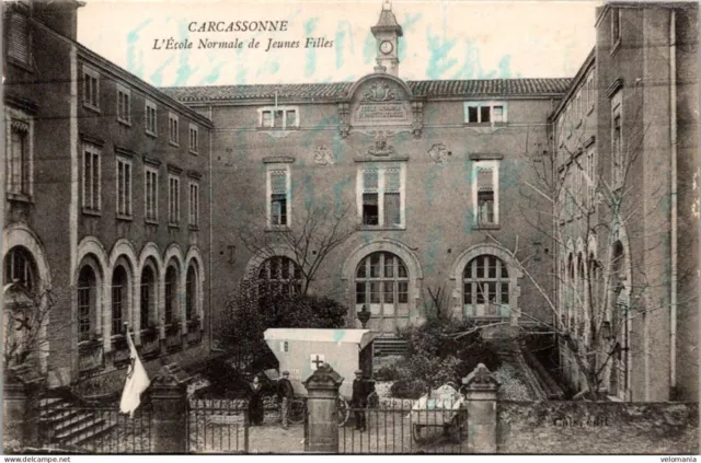 S13174 cpa 11 Carcassonne - L'ECole Normale de Jeunes Filles