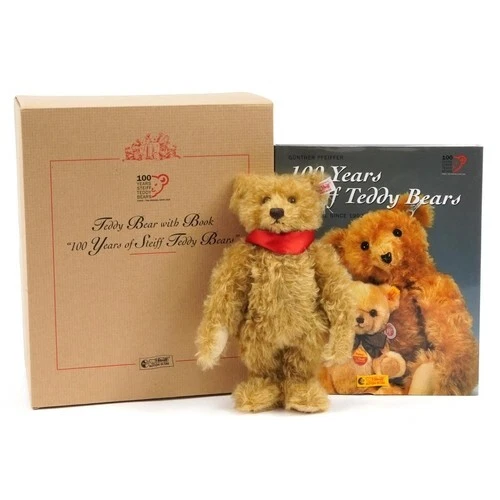 STEIFF 100 YEARS of Steiff Teddy Bears with book and box EUR 104,11 ...