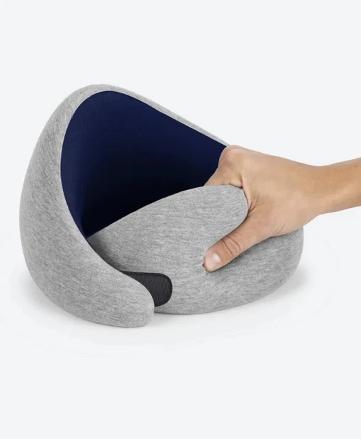 Ostrich Pillow Go Neck Pillow Travel Rest Comfort Deep Blue OPEN BOX READ