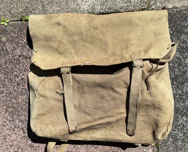 BOER WAR EARLY WW1 British Army Haversack Webbing Large Pack Bag £20.00 ...
