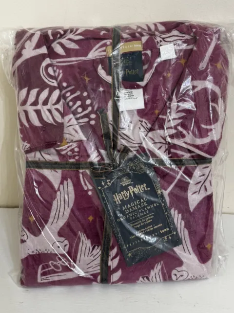 Harry Potter™ Magical Damask Organic Flannel Pajama Set - Mystic