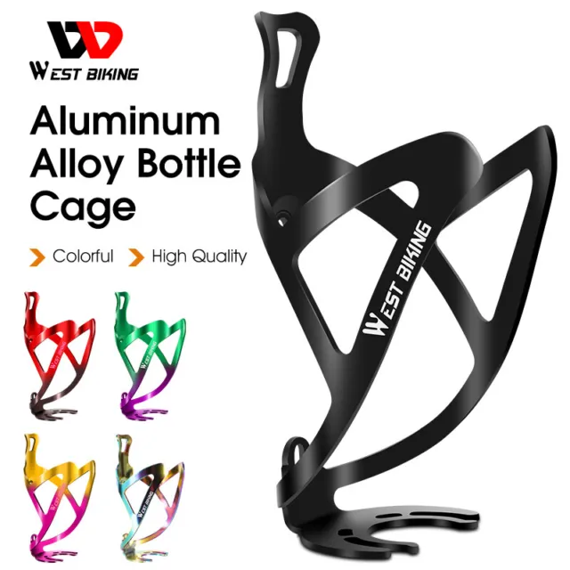 WEST BIKING Bicycle Water Bottle Cage Aluminum Alloy Bike Drink Cup Holder Cage