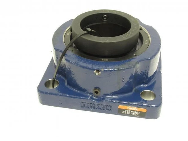 193429 New-No Box; Timken QMFL100442 Flange Bearing 3"ID; Spherical Roller 4-Bol