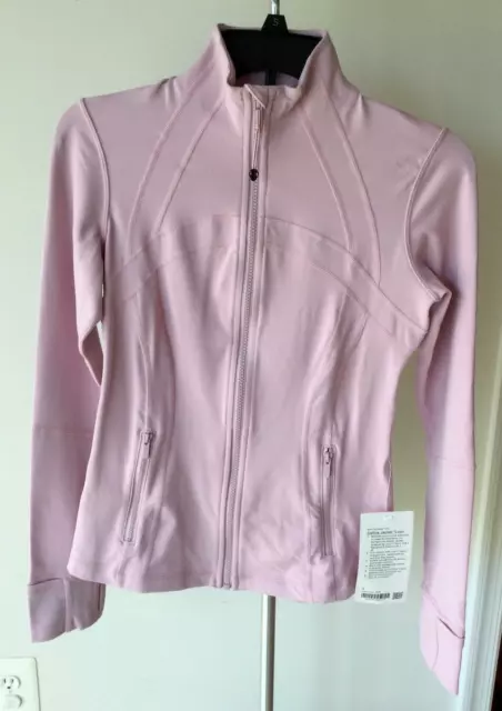 NWT Lululemon Define Jacket *Luon Flush Pink Size 8-LW4AWKS FUSP In Package