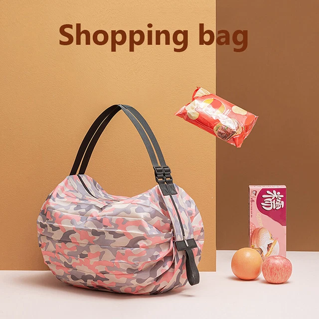 Folding Large Shopping Bag Storage Bags Groceries Recyclable Grocery Tote Pouch